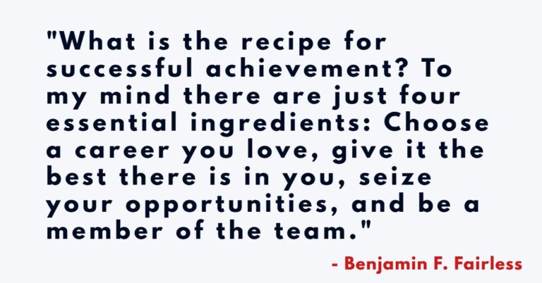Quote From Benjamin Fairless