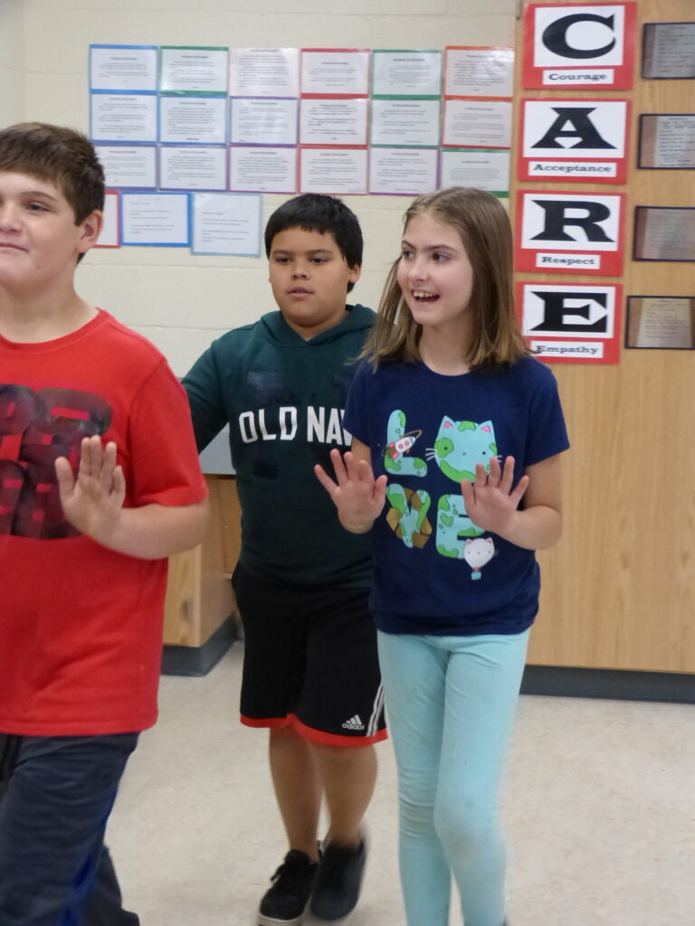 Students Playing The Robot & The Operator Activity